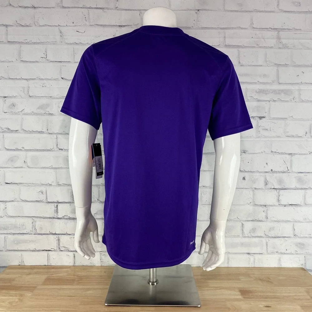 Adidas Soccer Shirt Men's Medium Orlando City Soccer Club Lions MLS Purple NWT - Picture 5 of 14